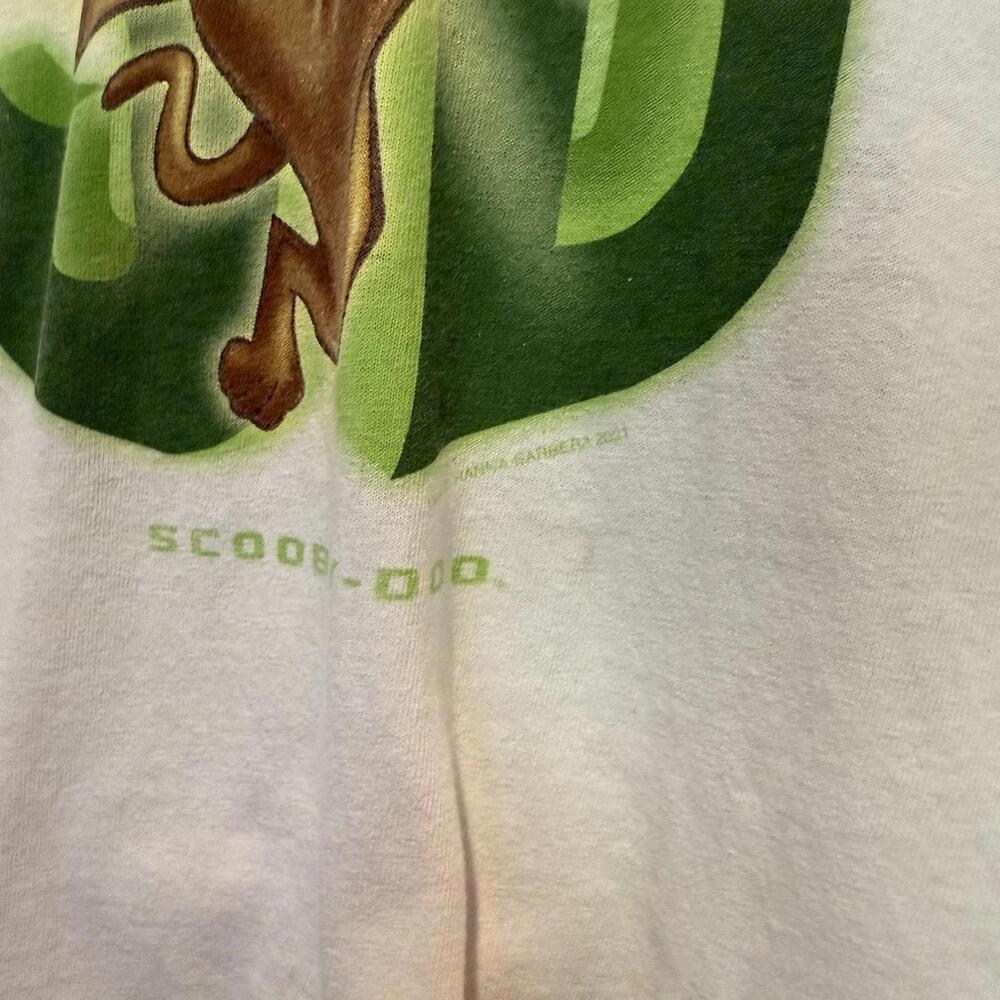 Vintage 2001 RARE Kids Scooby-Doo Cartoon Network Promo Shirt Size Kids Large - Picture 5 of 7